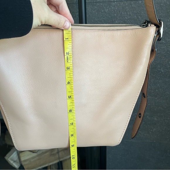 Coach Small Dufflette Leather Crossbody Bag Beachwood - Picture 8 of 16